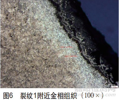 零件調(diào)質(zhì)開裂失效分析