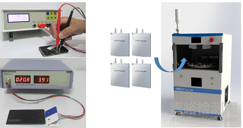一種自動測試電芯電壓和內阻的方法