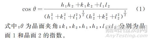 取向硅鋼超大高斯晶粒取向偏離角的X射線衍射測量