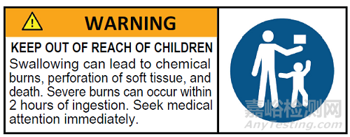 含紐扣電池產(chǎn)品的安全使用新標準即將實施