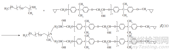 新型非離子水性環(huán)氧分散體的制備及性能研究