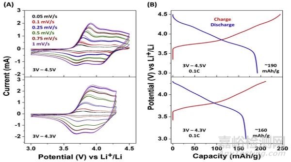 無鈷正極材料的制備及表征