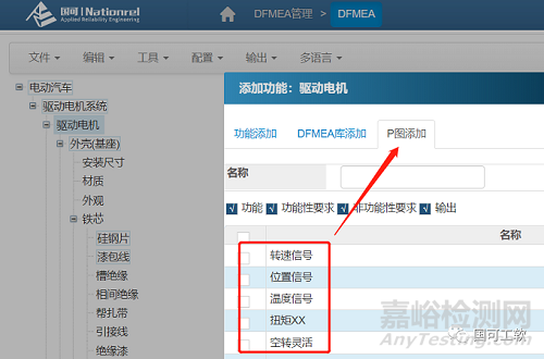 符合FMEA的P圖分析和解決方法