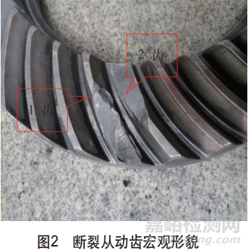 重載滲碳齒輪斷裂失效分析