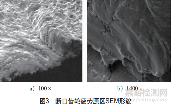 重載滲碳齒輪斷裂失效分析