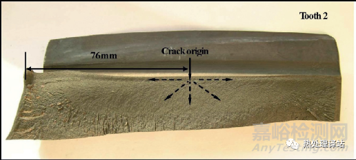 夾雜物導(dǎo)致齒輪脆性開裂失效分析