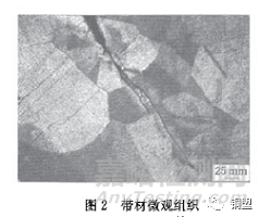 黃銅帶材表面缺陷失效分析