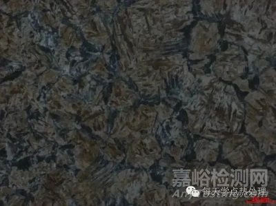 魏氏體與上貝氏體的判別