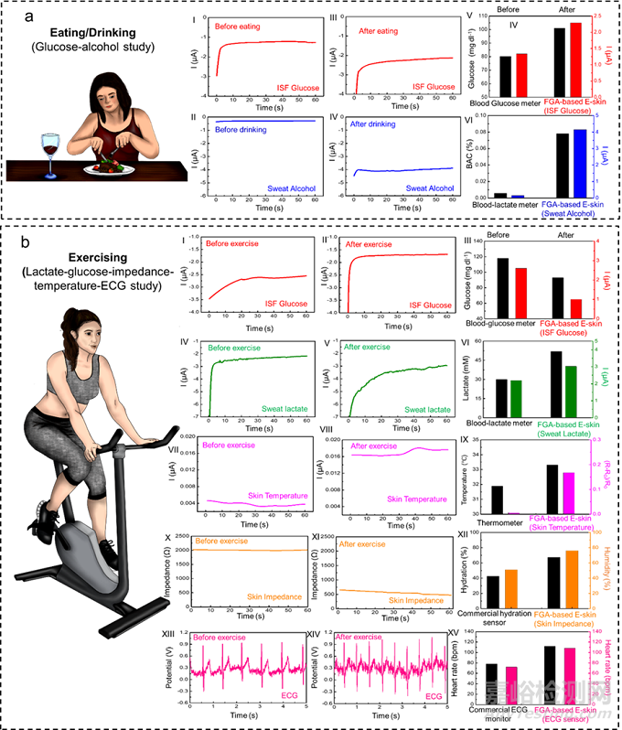 一款新型柔性、高透氣性、自粘附且可生物降解的氣凝膠基電子皮膚貼片用于實時連續(xù)檢測多種生物標記物水平