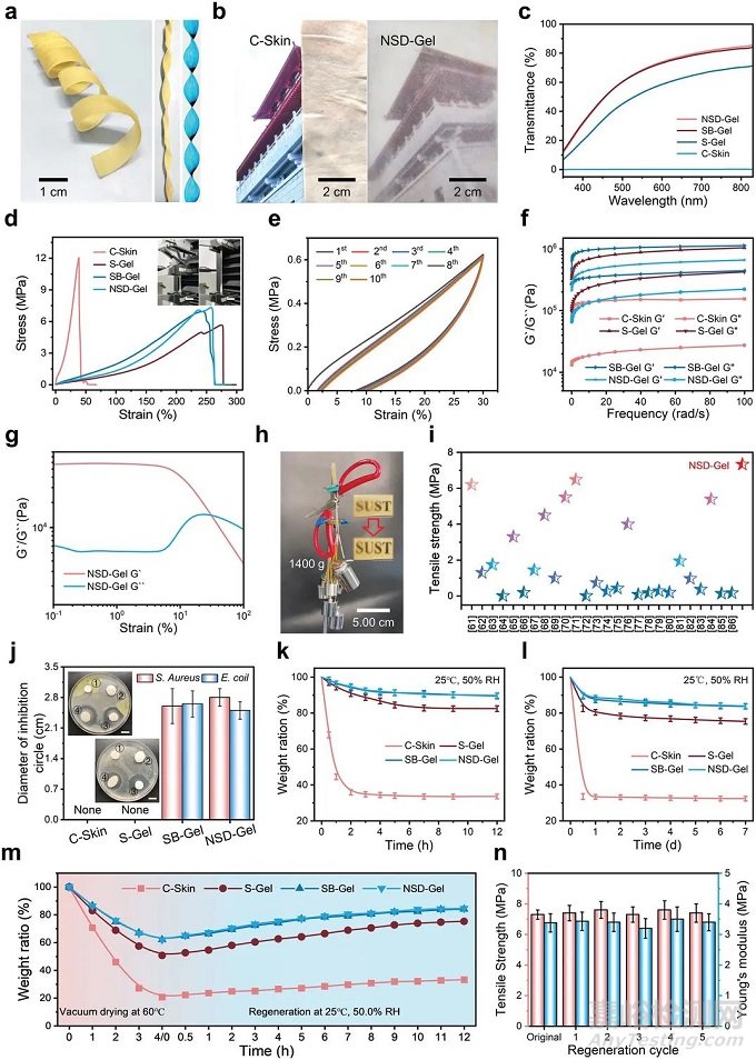 天然皮膚啟發(fā)的有機(jī)水凝膠電子皮膚