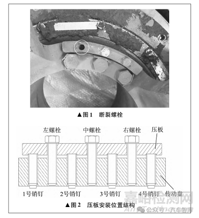 傳動盤螺栓斷裂失效分析案例