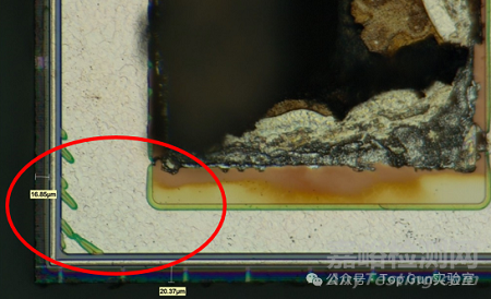 芯片溫度循環(huán)測(cè)試后鈍化層裂紋失效分析