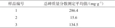 離子色譜-電噴霧離子化聯(lián)用測(cè)定銅礦石中砷的含量及其分布特征