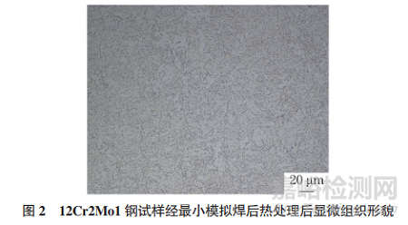 模擬焊后熱處理對承壓設(shè)備用Cr-Mo鋼顯微組織和力學(xué)性能的影響