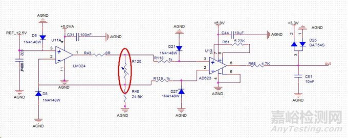 電阻測溫電路中檢測電阻阻值的測量方法