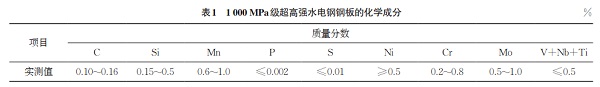 1000MPa級(jí)超高強(qiáng)水電鋼焊接熱影響區(qū)組織及韌性