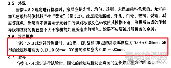 PCBA三防涂層材料選型與相關(guān)標準