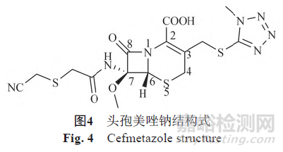 注射用頭孢美唑鈉的質量分析