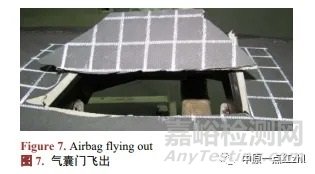 儀表板氣囊靜態(tài)點(diǎn)爆試驗(yàn)典型失效形式研究