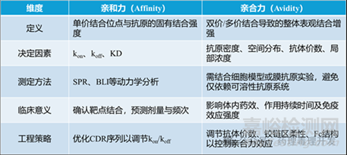 抗體親和力/親合力概念、改造策略、不同檢測(cè)方法特點(diǎn)及與PK/PD的關(guān)系