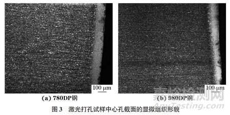 不同預(yù)制孔加工方式對(duì)擴(kuò)孔試樣性能的影響
