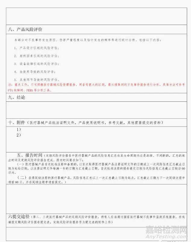 醫(yī)療器械定期風(fēng)險評價報(bào)告撰寫要點(diǎn)